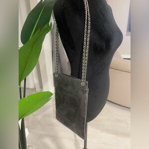 HOBO The Original slim leather chain shoulder crossbody minimalist bag
